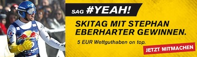 Gewinne bei Interwetten einen Skitag mit Stephan Eberharter und hol dir eine Gutschrift