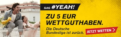 Interwetten verschenkt zum Bundesliga-Rückrundenstart eine Freebet