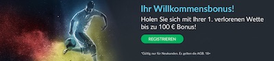 BetVictor Neukundenaktion mit 100 Euro Wette ohne Risiko