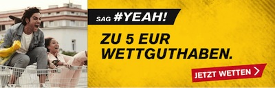 5 Euro Wettguthaben von Interwetten geschenkt