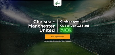 Mr Green Chelsea Man United Quotenboost wetten