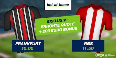 Quotenboost bei bet-at-home für Frankfurt vs. Salzburg