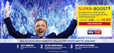 23. Bundesliga Spieltag: Superboost von Skybet