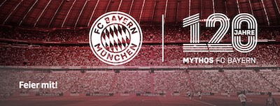 Tipico Gewinnspiel zum 120 Jahre Bayern Jubiläum