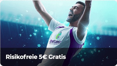 5€ Betzest Freebet ohne Einzahlung