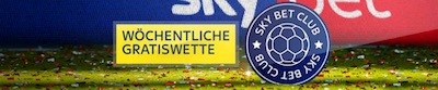 Im Sky Bet Club jede Woche eine Freebet kassieren