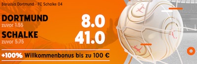 Verbesserte Quoten von 888sport auf Dortmund und Schalke