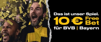 Dortmund - Bayern Live Freiwette bei Bwin