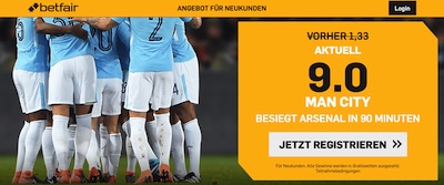 Betfair FA Cup Skyblues gesteigerte Quote wetten