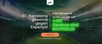 Mr Green Barca Espanyol