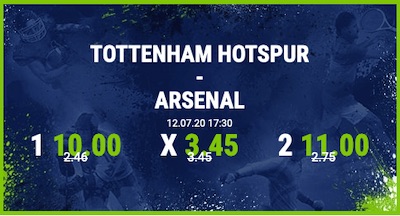 bet-at-home.com mit Northlondon Derby Quotenboost