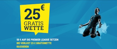 Sportwetten.de Freiwette Cashback 38. Spieltag Premier League wetten