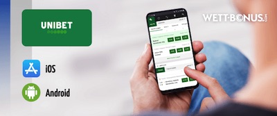 unibet app für sportwetten