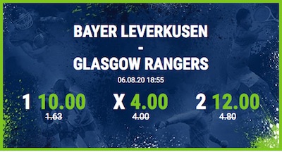 Top-Quoten bei Bet-at-home auf Bayer Leverkusen vs. Glasgow Rangers