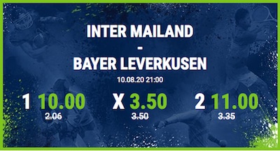 Top-Quoten bei Bet-at-home auf das EL-Viertelfinale Inter Mailand vs. Bayer Leverkusen