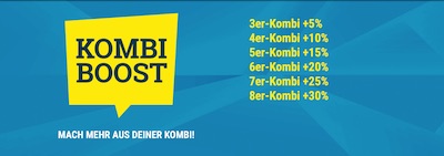 Sportwetten.de Kombiboost 30% mehr Gewinn