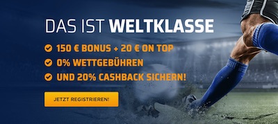 20 Euro gratis bei bet3000