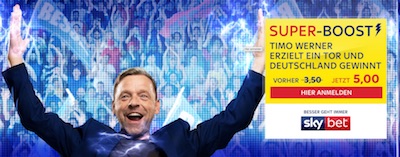 Sky Bet Super-Boost zum Nations League Duell Deutschland vs. Spanien