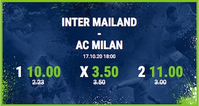 Bet at home Odds Boost auf das Derby della Madonnina in der Serie A