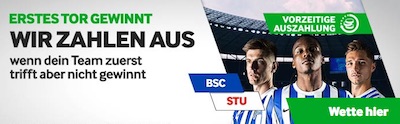 Betway 1. Tor gewinnt Aktion zu Hertha BSC vs VfB Stuttgart