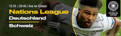 Zwei Bwin Price Boosts zur Nations League Begegnung Deutschland - Schweiz