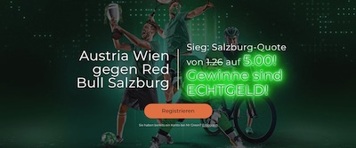 Mr Green Austria Wien RB Salzburg erhöhte Quote wetten