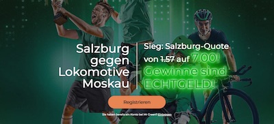 Mr Green Champions League Boost auf FC Salzburg gegen Lok Moskau