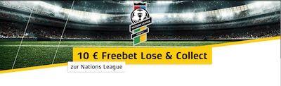 Cashpoint Lose & Collect risikofrei UEFA Nations League wetten