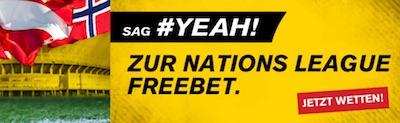 Interwetten Freebet zum Nations-League-Duell Österreich vs. Norwegen