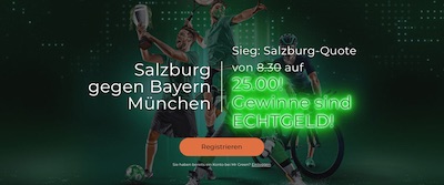Mr Green Salzburg Bayern verbesserte Quote wetten