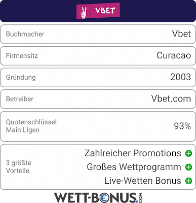 Vbet Bookie Card