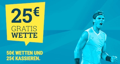 sportwetten.de Cashback Promotion zum Tennis Paris Masters 2020