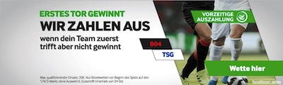 Betway 1. Tor gewinnt Leverkusen Hoffenheim