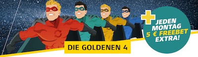 Die Goldenen 4 bei Cashpoint im Advent 2020