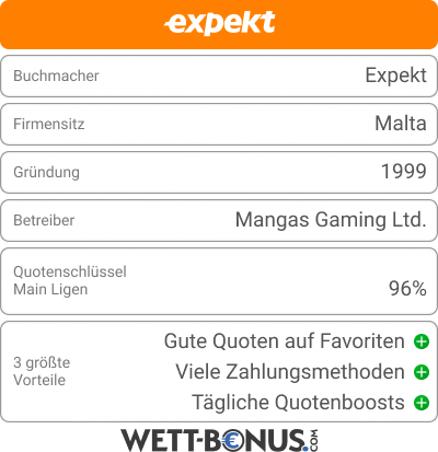 Expekt Bookie Card