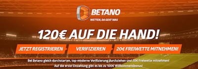 Betano Freebet 20 Euro
