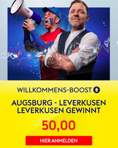 Willkommensboost SkyBet Bayer vs. Augsburg