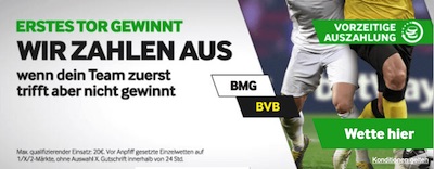 Betway Tor Promo wetten Gladbach Dortmund Pokal