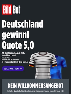 Super Boost Bildbet Deutschland WM Quali