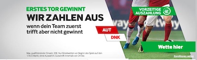 Betway zahlt aus - Österreich Dänemark