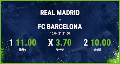 Bet at home Real Madrid FC Barcelona Super Quoten El Clasico wetten