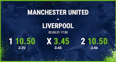 Bet at home Manchester United Liverpool erhöhte Quoten wetten