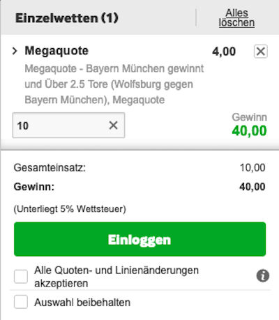 Wolfsburg Bayern Betway Boost