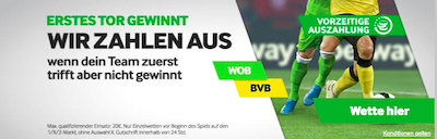 Wolfsburg Dortmund Betway Erstes Tor