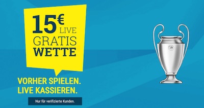 15€ CL Freebet bei sportwetten.de