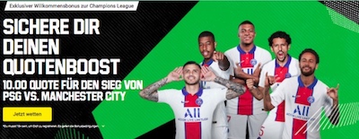 Sieg PSG vs City CL Unibet