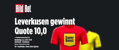 BildBet Boost Quote Bayer 04 besiegt BVB wetten