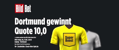 BildBet Dortmund erhöhte Quote Pokalsieger wetten
