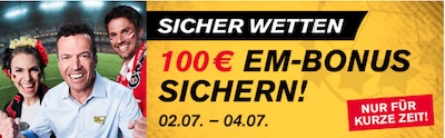 100€ Bonus von Interwetten zur EM