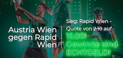 Quote 15.0 auf Rapid bei Mr Green